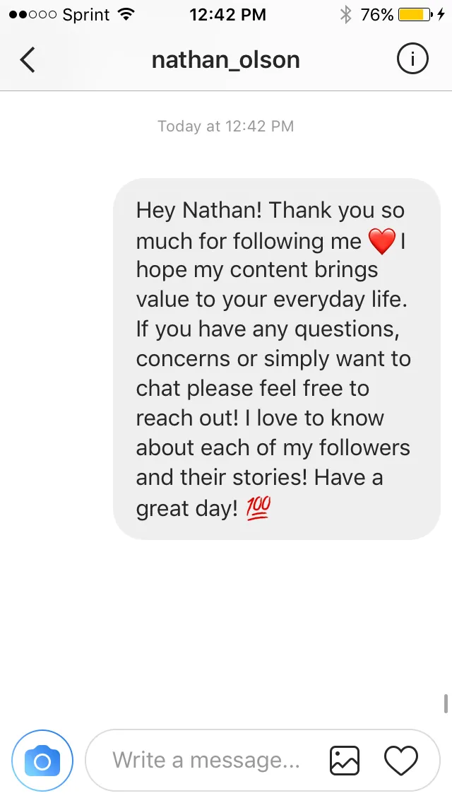 why instagram - chat with instagram followers