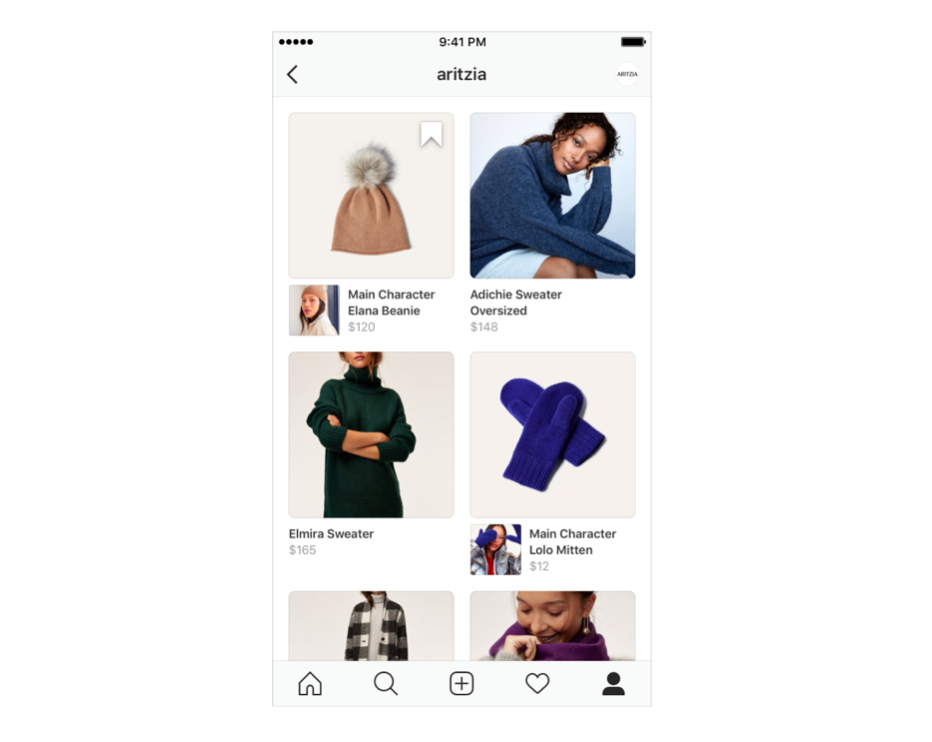 instagram shoppable feed