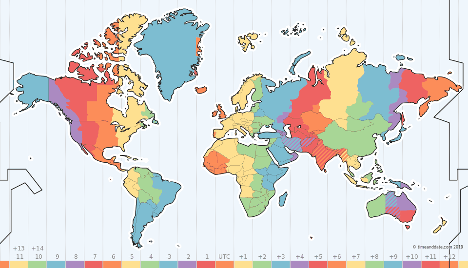 World heat map